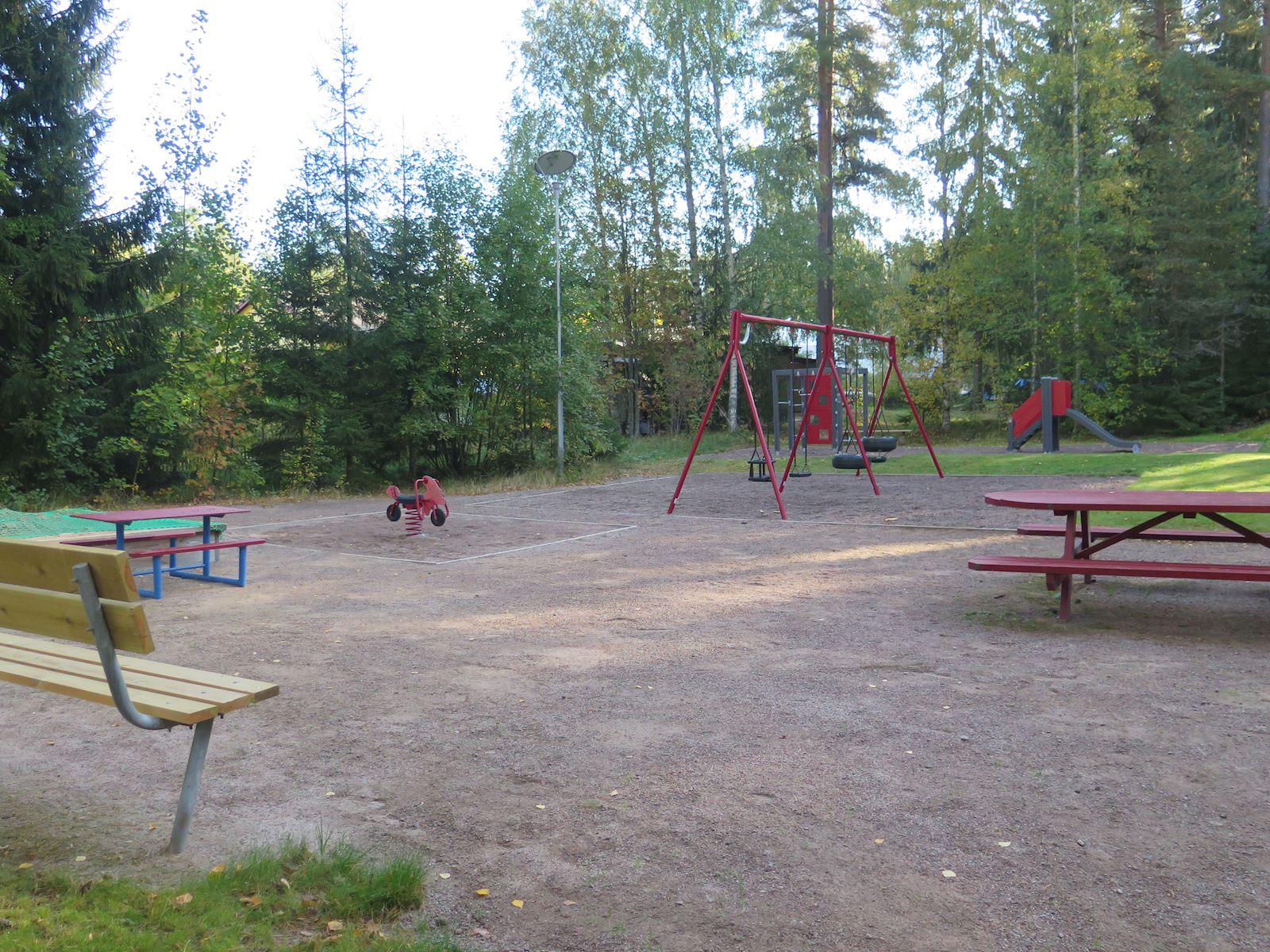Bild från Hedåkers lekplats.